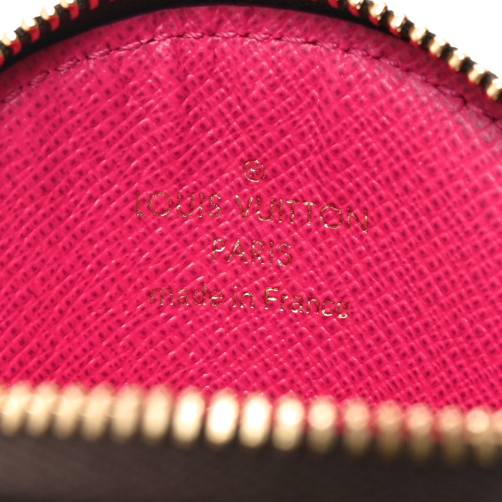 Monogram 2018 Christmas Animation Round Coin Purse