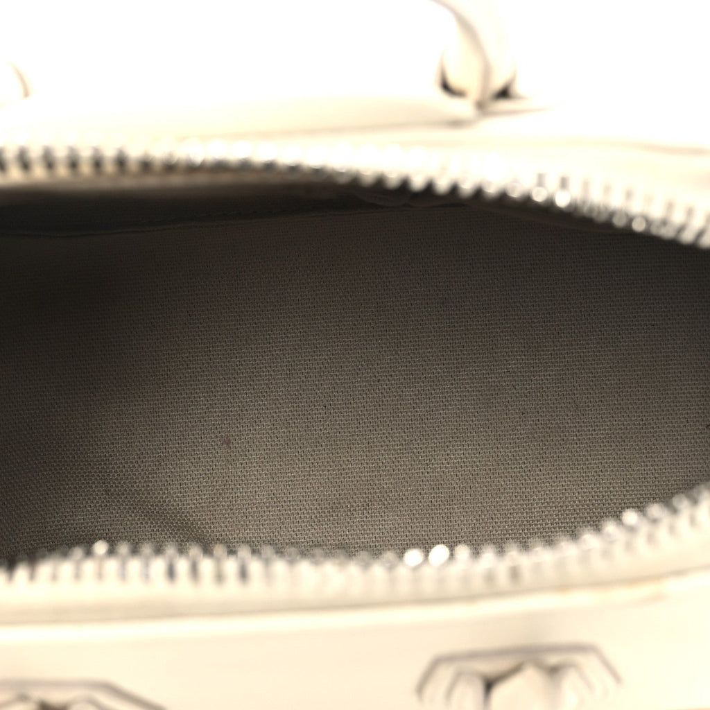 Sugar Goatskin Mini Antigona Off White
