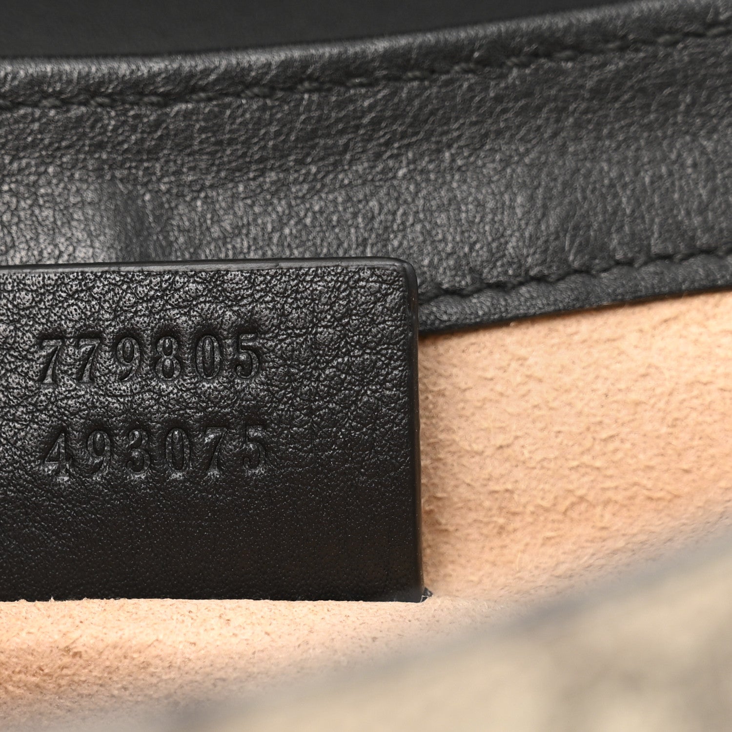 GG Supreme Monogram Web Medium Padlock Messenger Shoulder Bag Black
