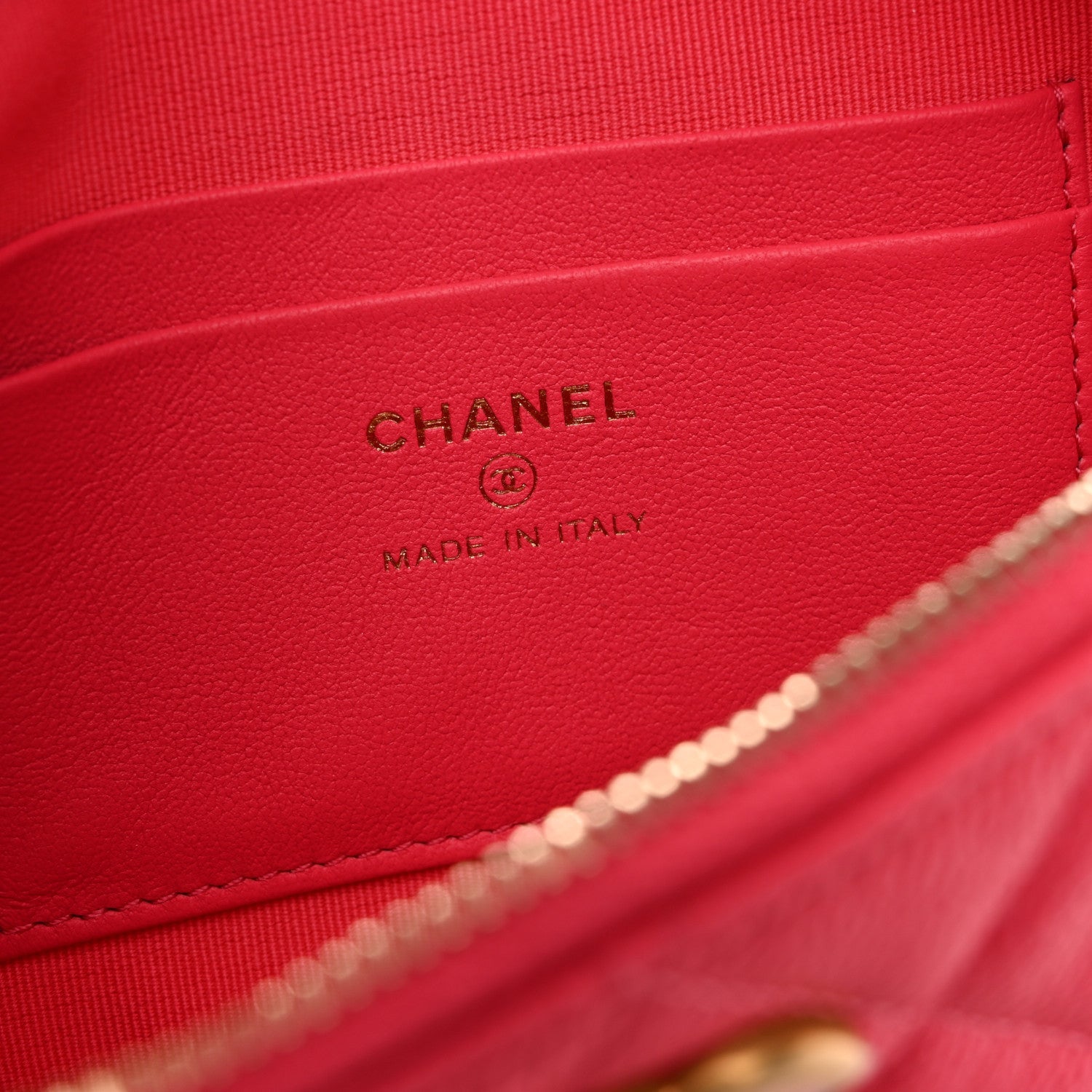 Caviar Quilted Sweetheart Belt Bag Fuchsia