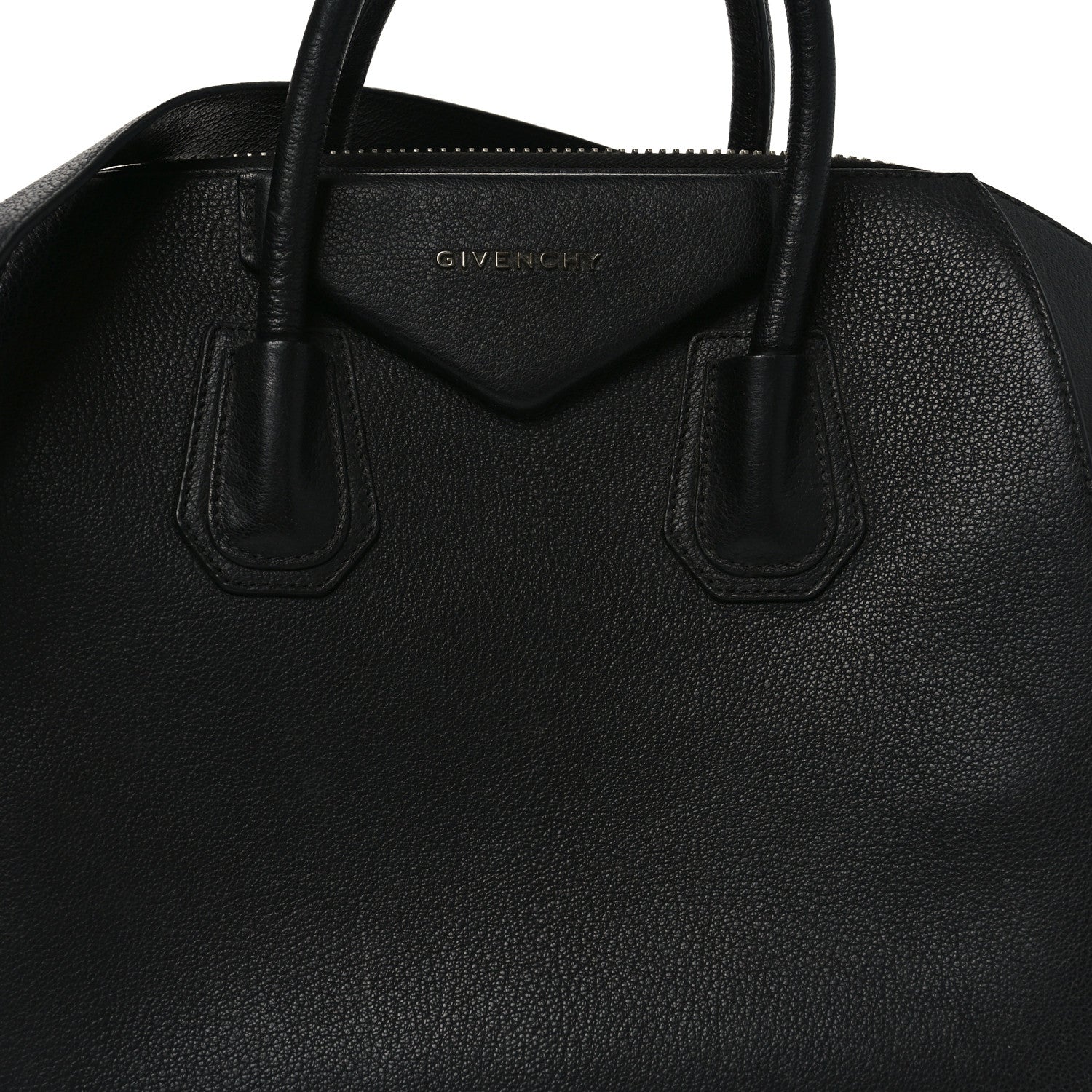 Sugar Goatskin Medium Antigona Black
