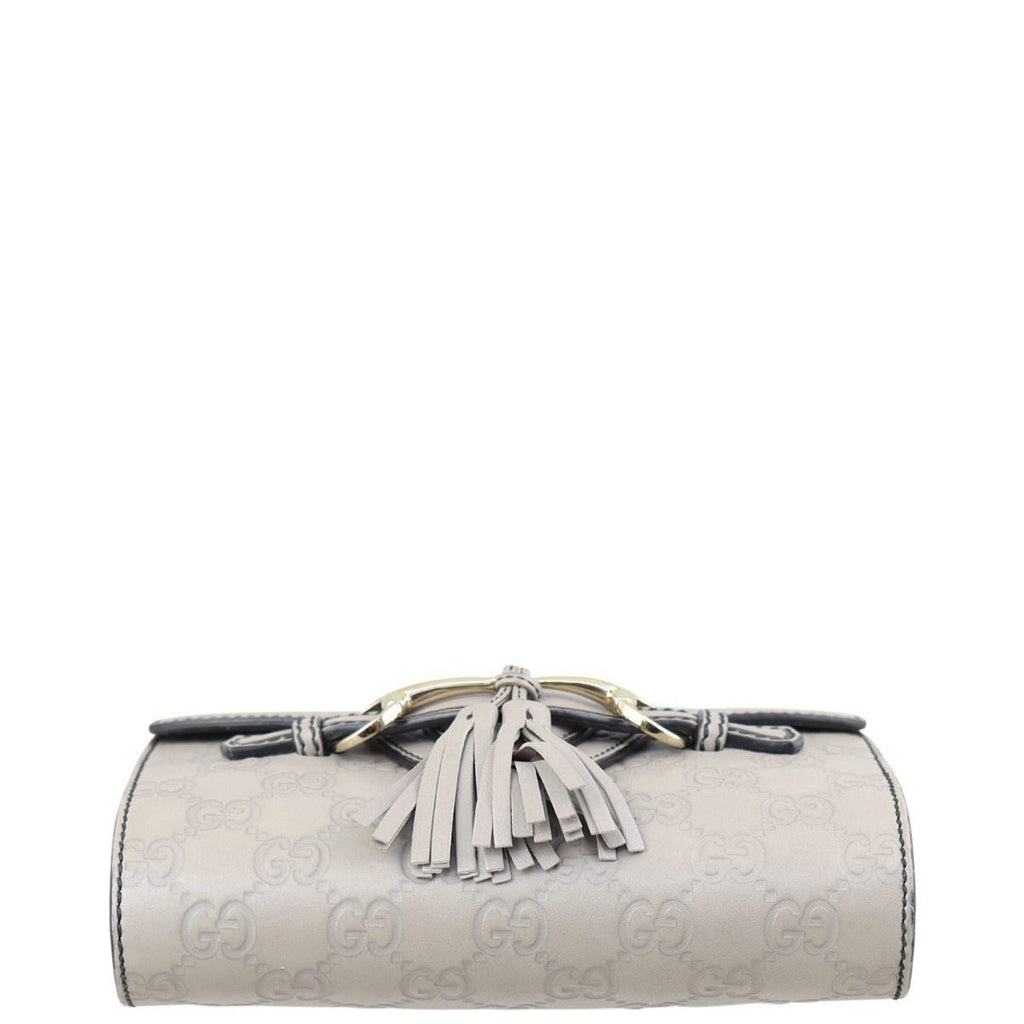 Gucci Emily Guccissima Mini Chain Shoulder Bag