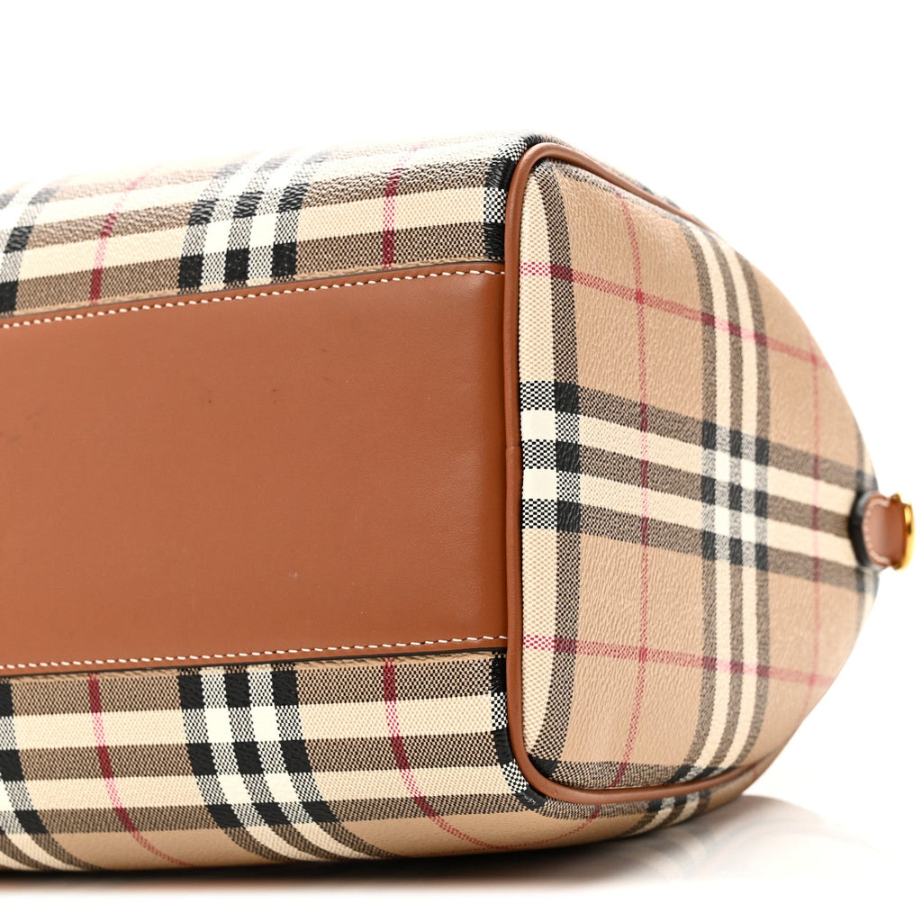 Horseferry Check Medium Bowling Bag Tan