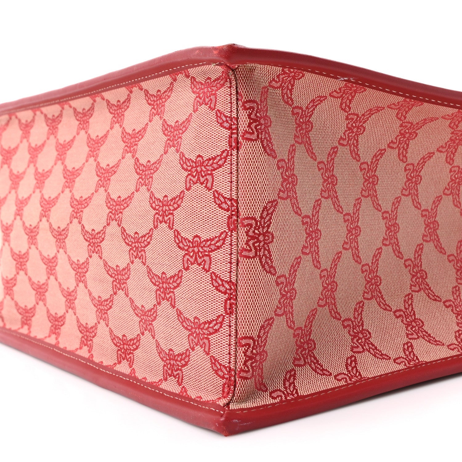 Lauretos Nappa Medium Himmel Shopper Tote Red
