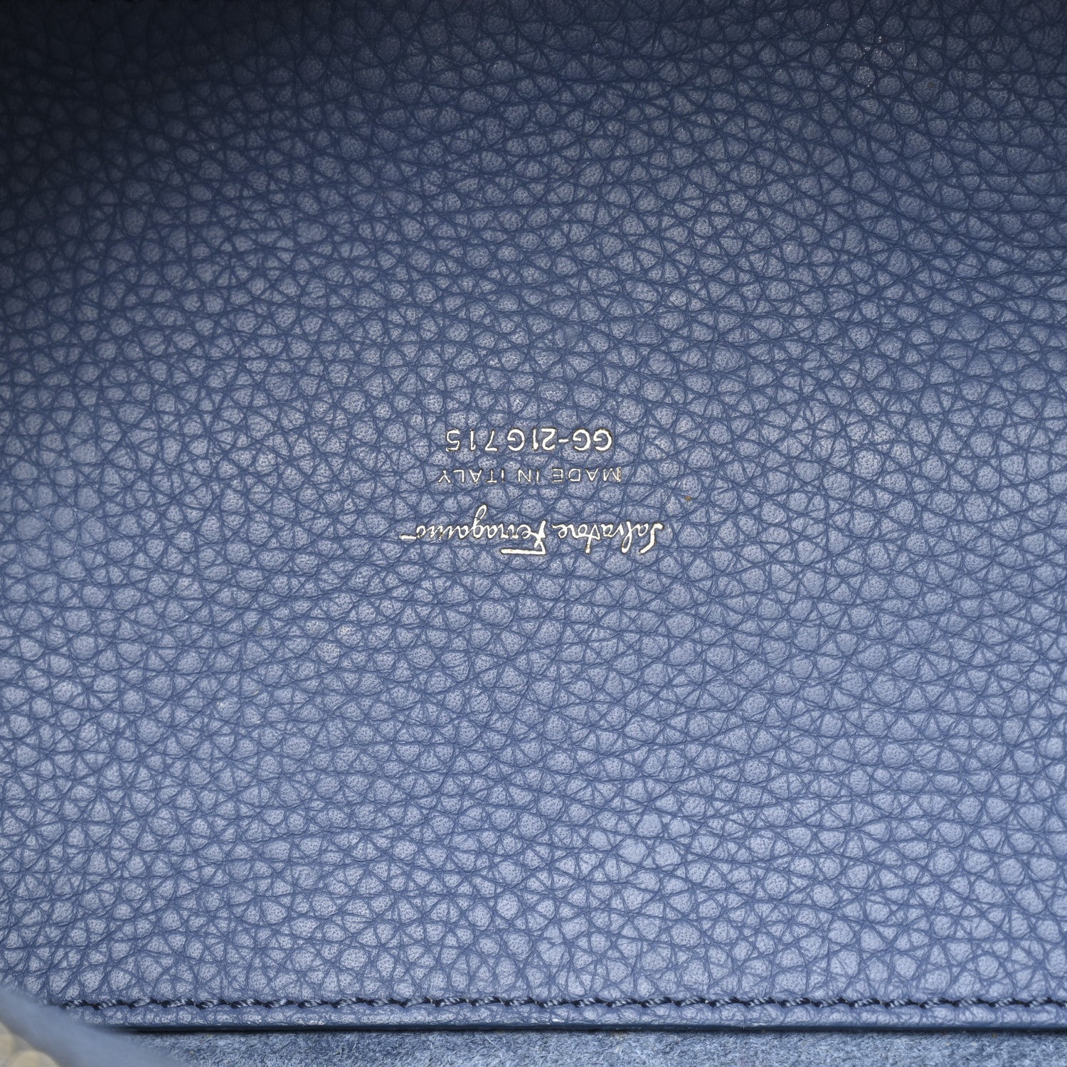 Calfskin Tote Blue