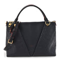 Empreinte V Tote MM Marine Rouge