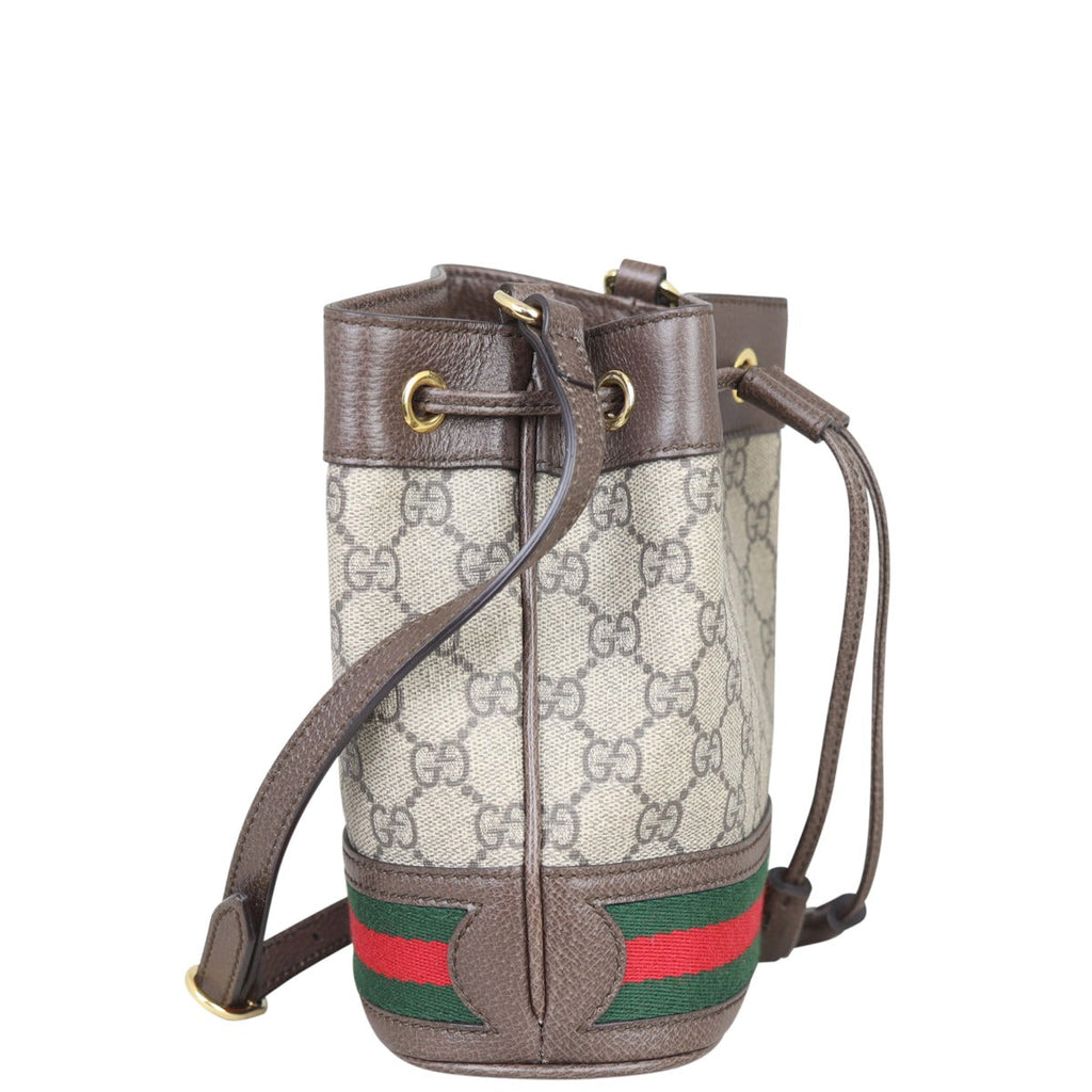Gucci GG Supreme Ophidia Mini Bucket Bag