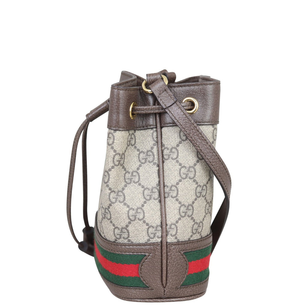 Gucci GG Supreme Ophidia Mini Bucket Bag