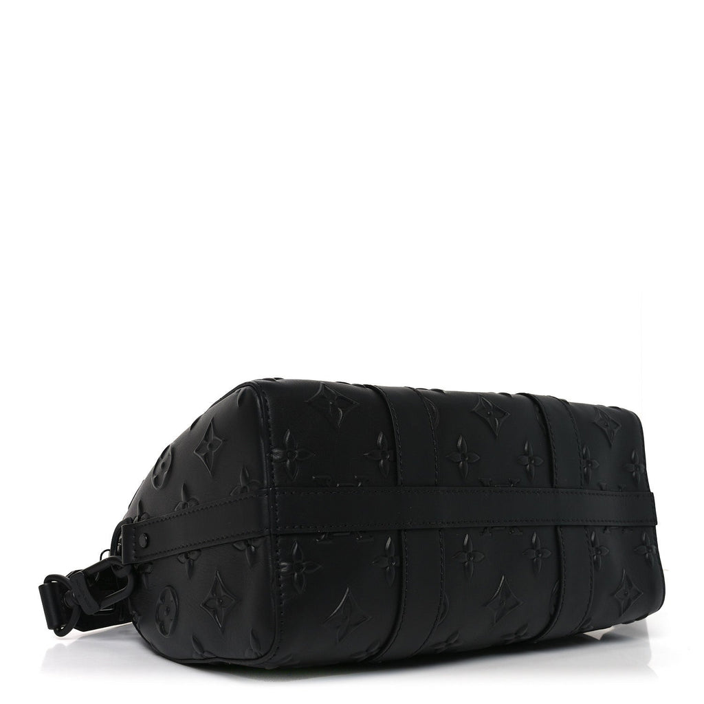 Monogram Seal City Keepall Black