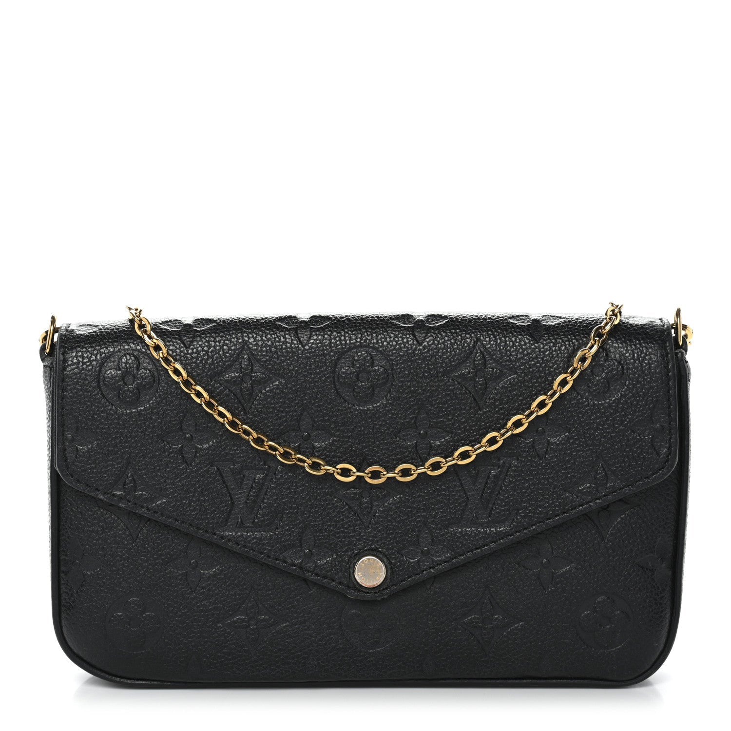Empreinte Pochette Felicie Chain Wallet Black