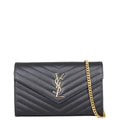 Saint Laurent Monogram Chain Wallet
