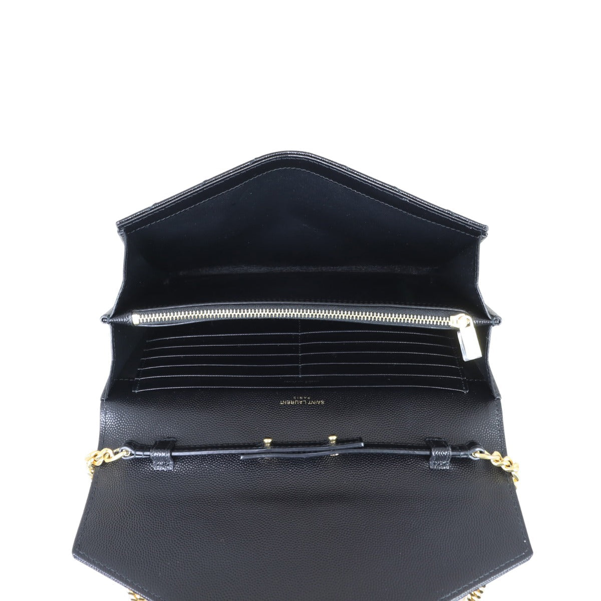 Saint Laurent Monogram Chain Wallet