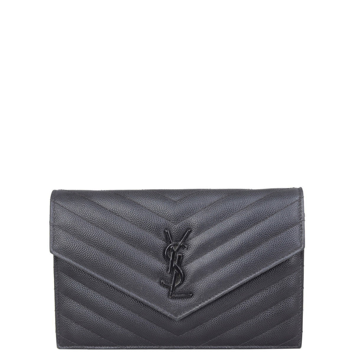 Saint Laurent Monogram Envelope Chain Wallet
