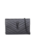 Saint Laurent Monogram Envelope Chain Wallet