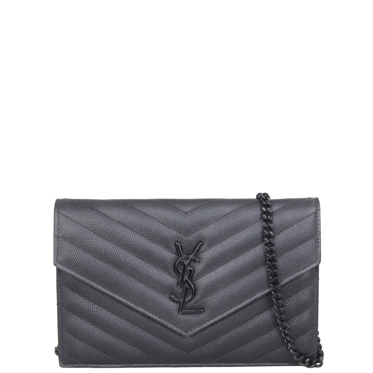 Saint Laurent Monogram Envelope Chain Wallet