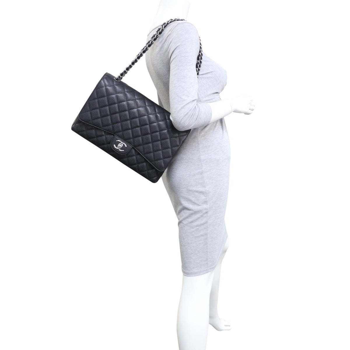 Chanel Classic Double Flap Maxi | Black 14 Series