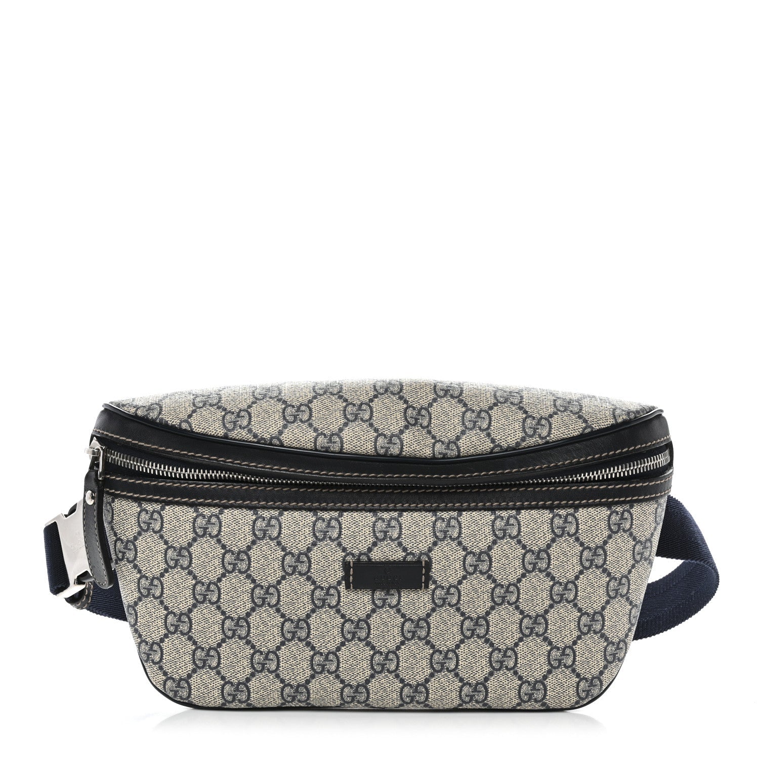 GG Supreme Monogram Belt Bag Navy