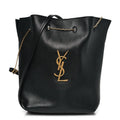 Lambskin Pochon Shoulder Bag Black