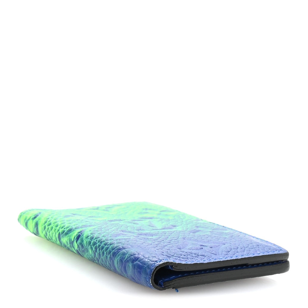 Taurillon Illusion Pocket Organizer Bleu Vert