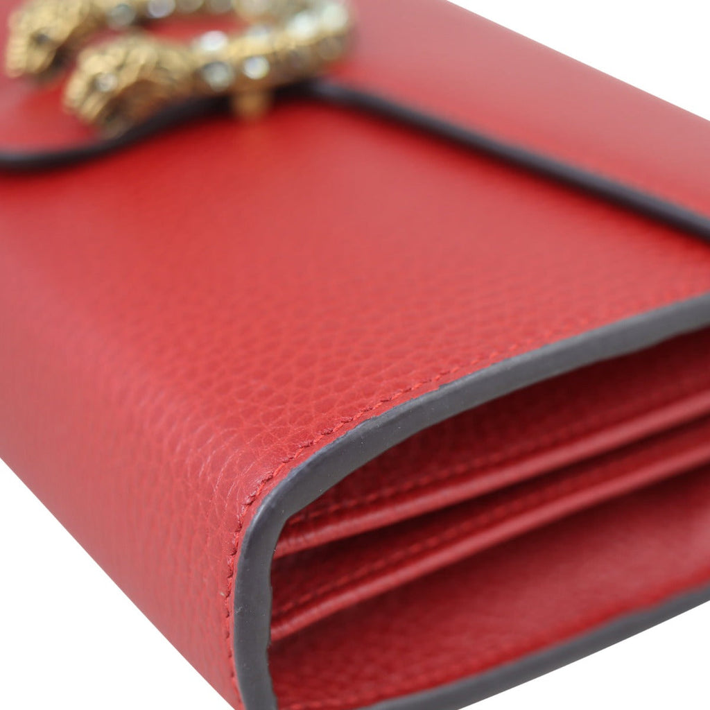 Gucci Dionysus Mini Leather Chain Wallet