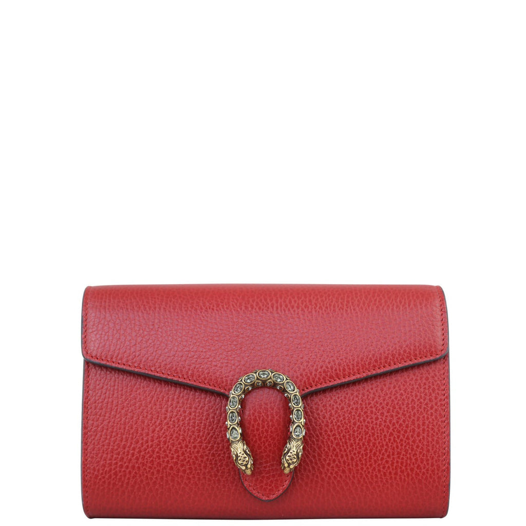 Gucci Dionysus Mini Leather Chain Wallet