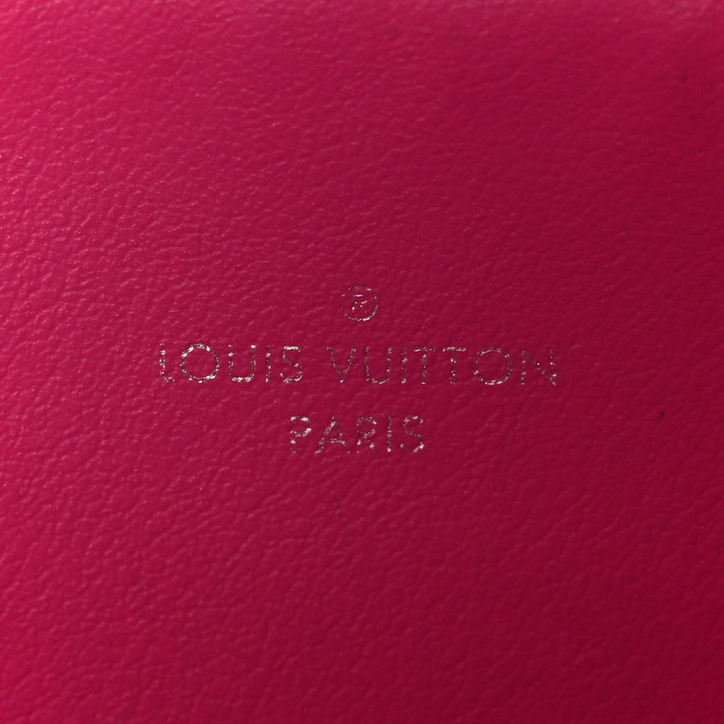 Epi Pochette Felicie Black Hot Pink