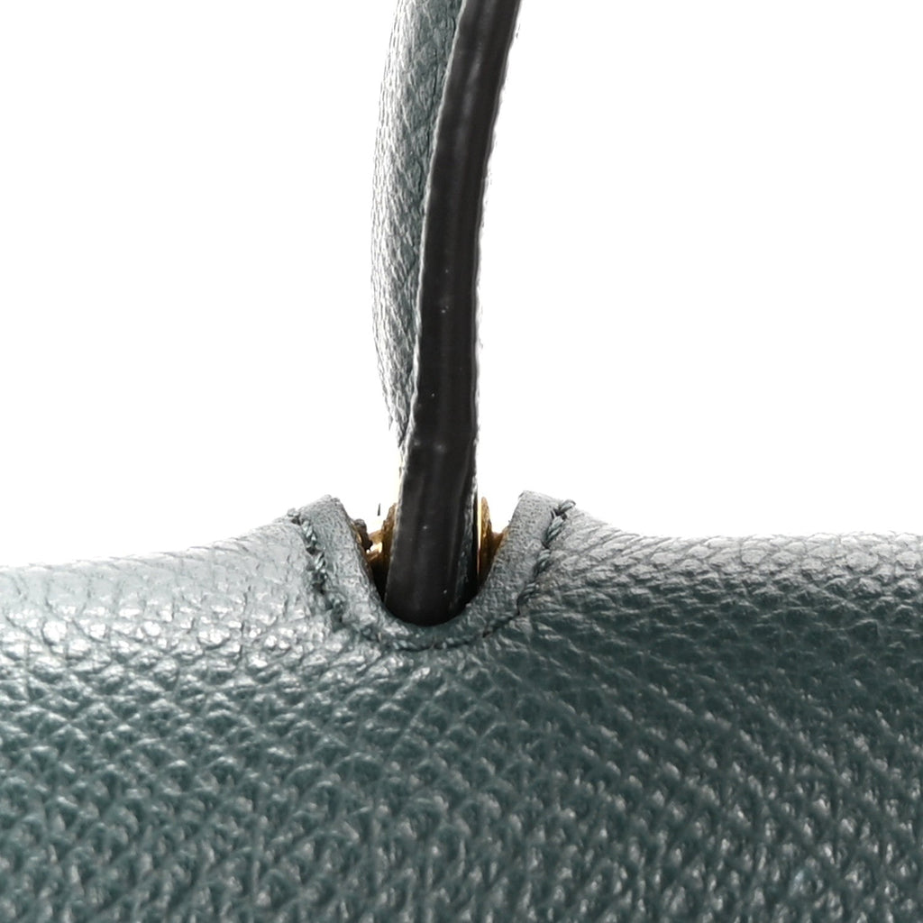 Grained Calfskin Micro Belt Bag Amazone