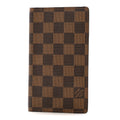 Damier Ebene Checkbook Cover Wallet