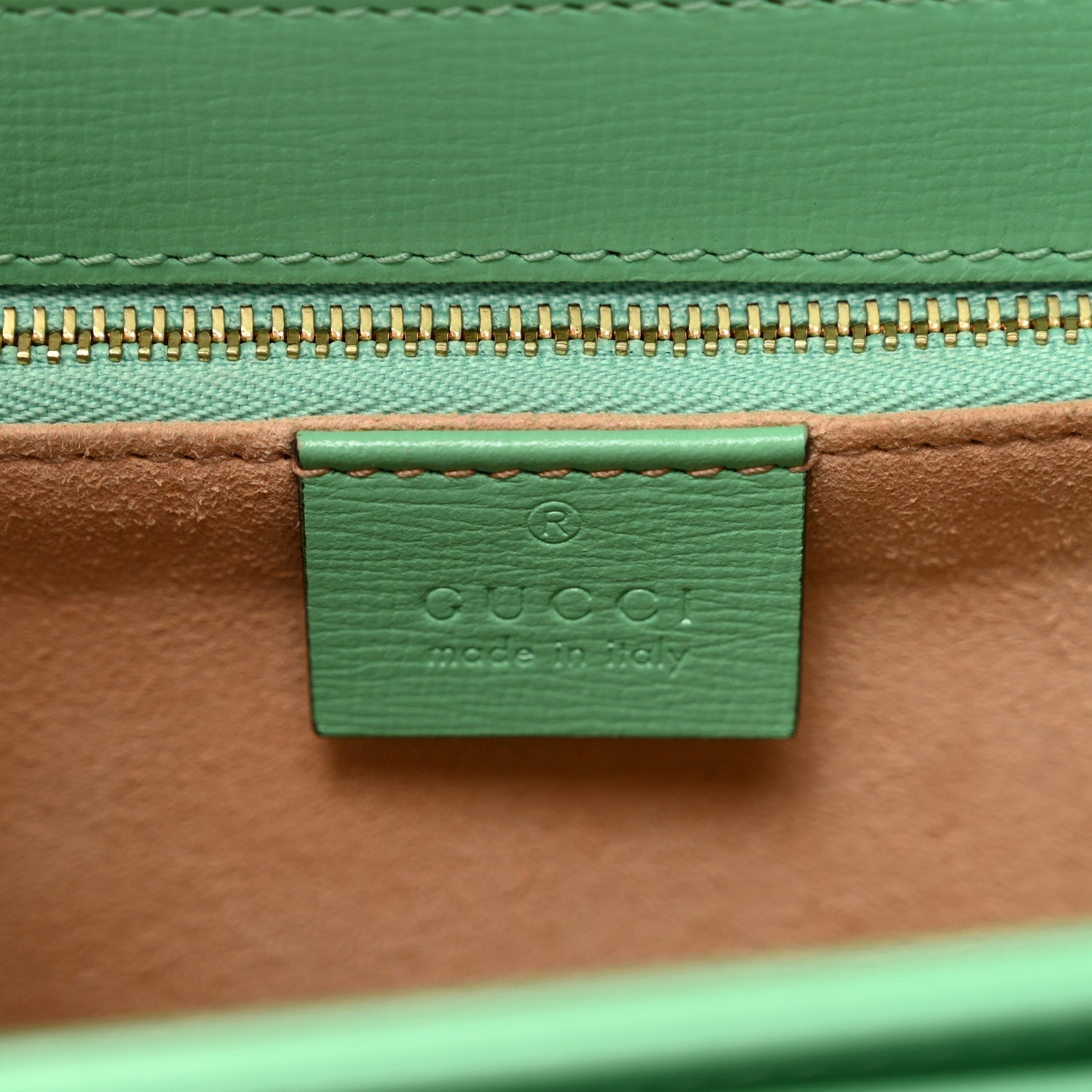 Azalea Calfskin Horsebit 1955 Shoulder Bag Light Green