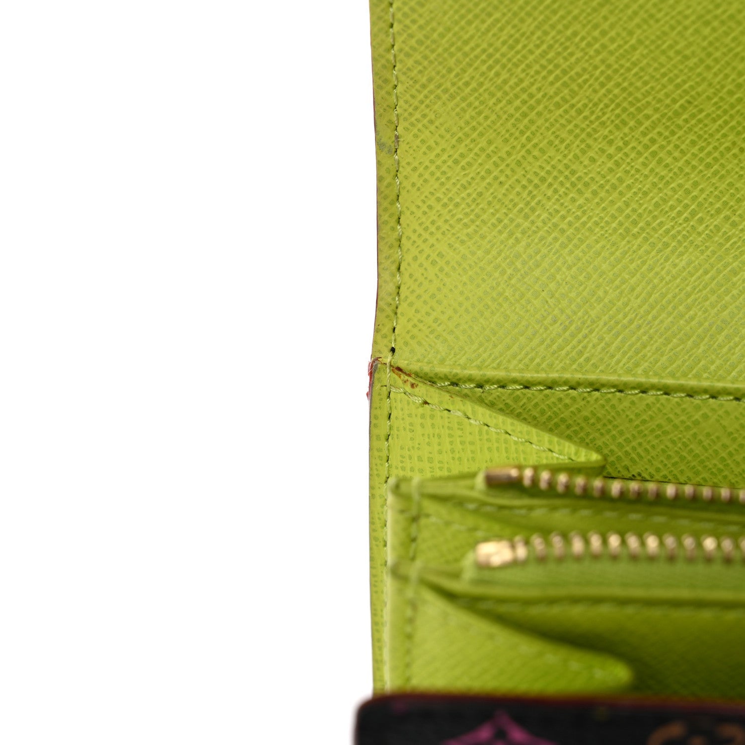 Monogram Multicolor Sarah Wallet Black Pistache