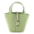 Ostrich Micro Picotin Lock Vert Criquet