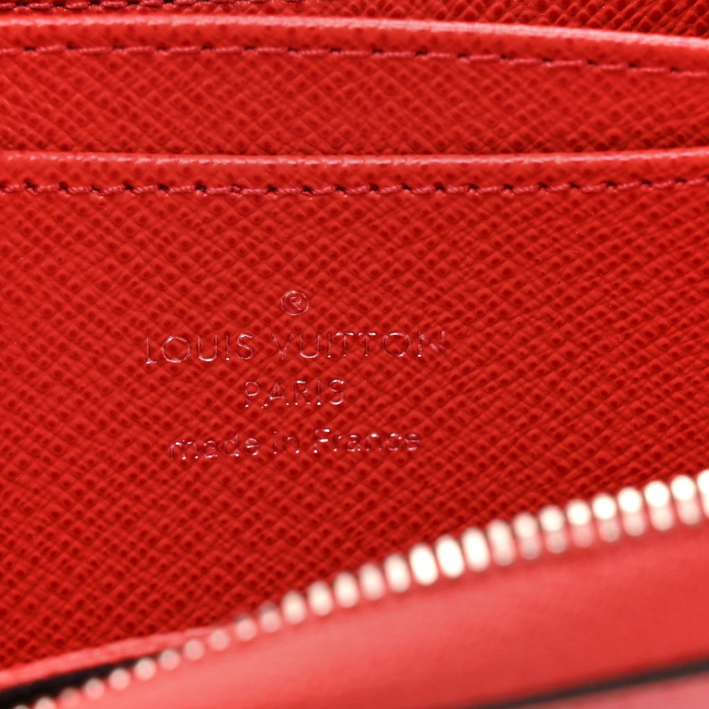 Epi Zippy Coin Purse Coquelicot