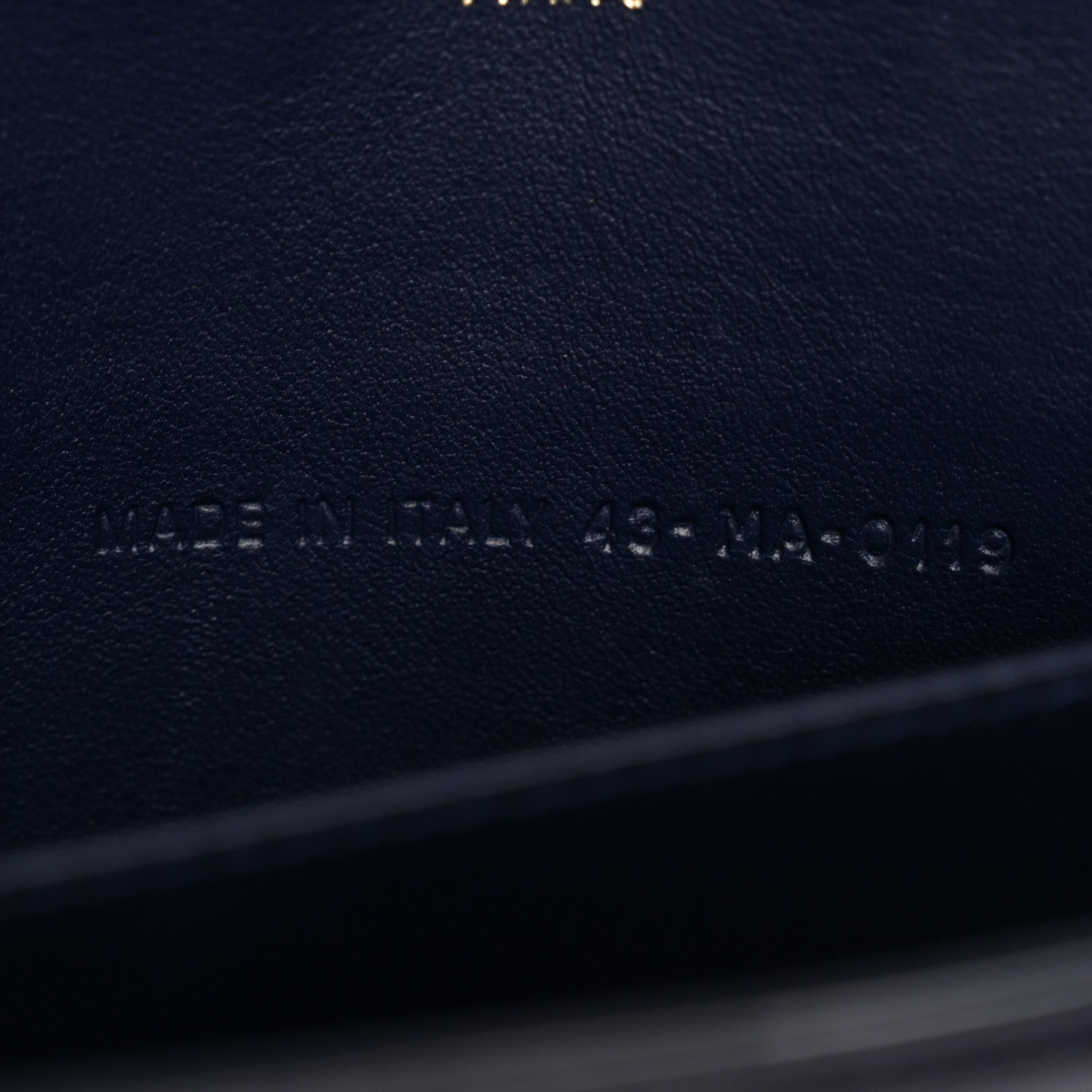 Patent Cannage Lady Dior Clutch Blue