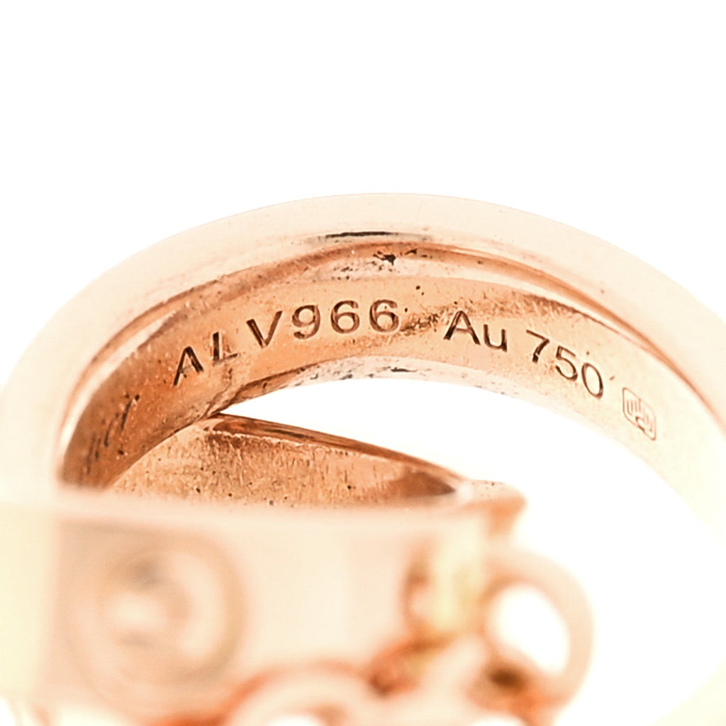18K Rose Gold Interlocking LOVE Bracelet