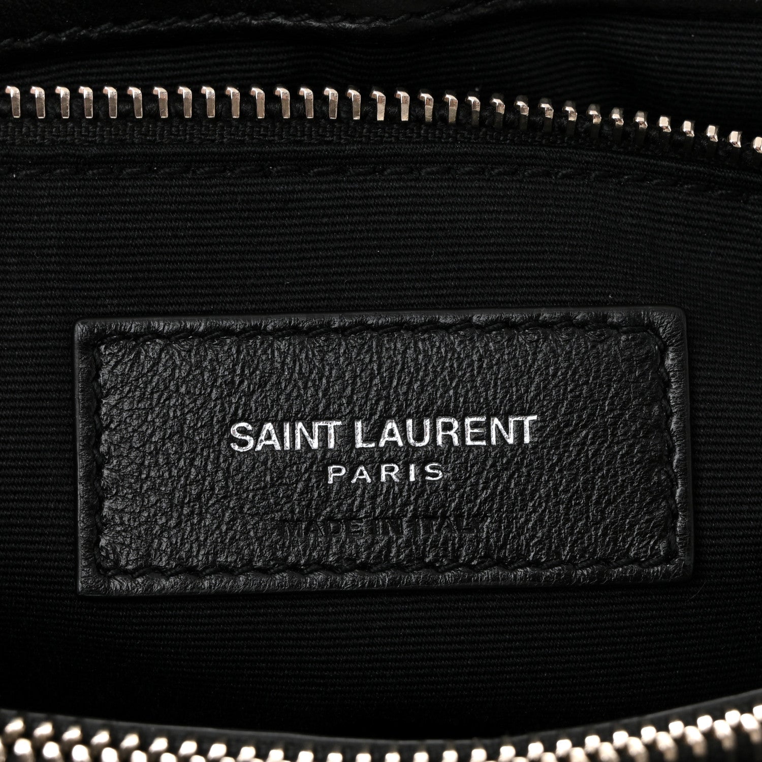 Calfskin Y Quilted Monogram Large Loulou Chain Satchel Black
