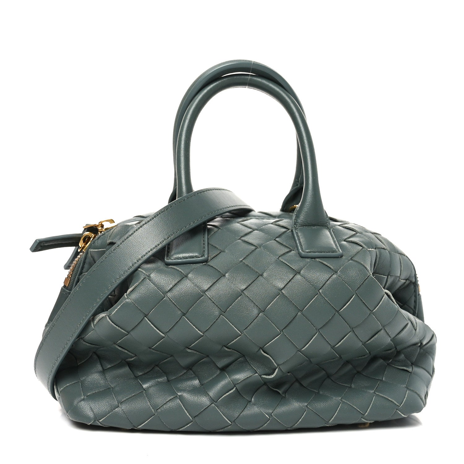 Nappa Intrecciato Bauletto Slate