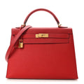 Epsom Kelly Sellier 32 Rouge Casaque