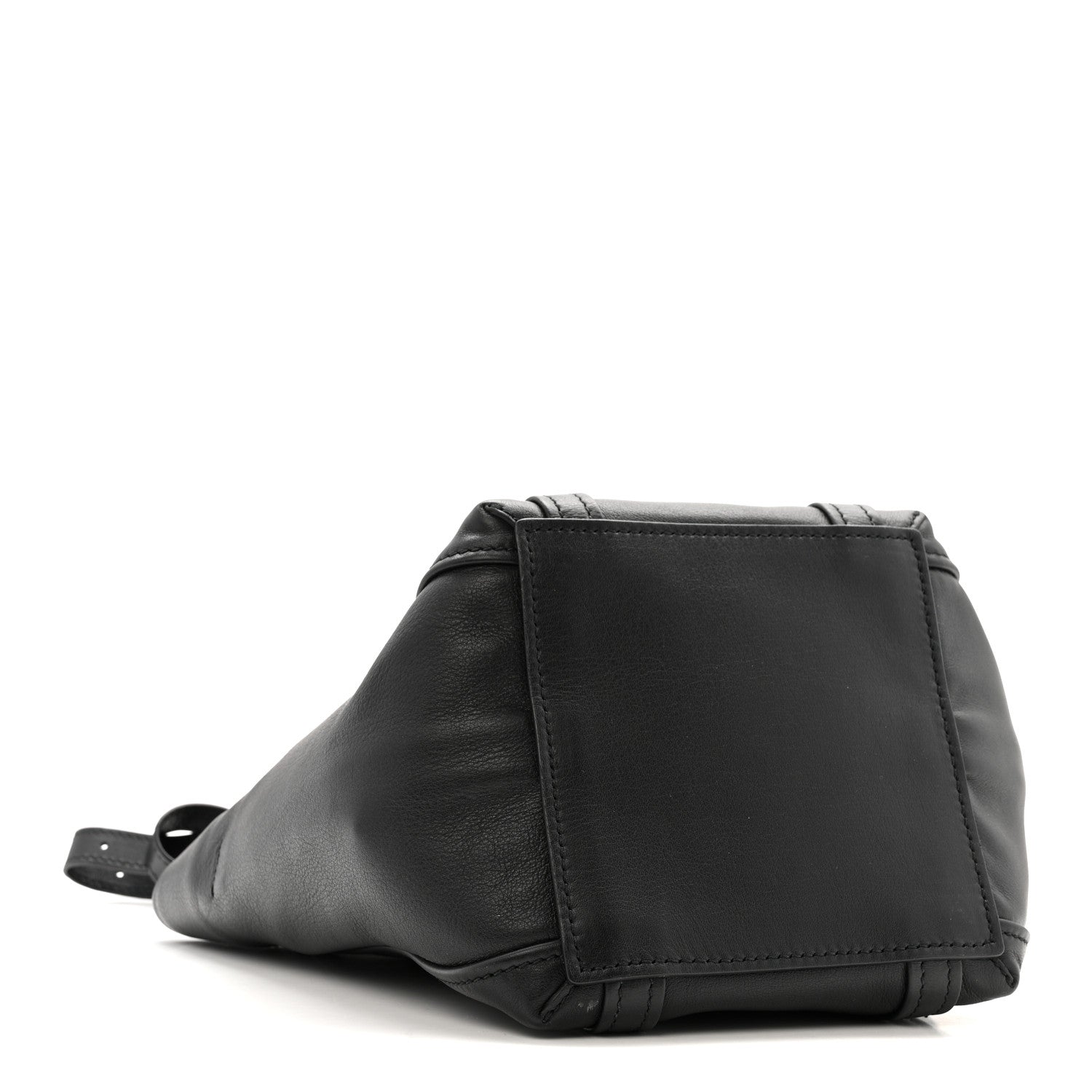 Calfskin XS Laundry Cabas Tote Black