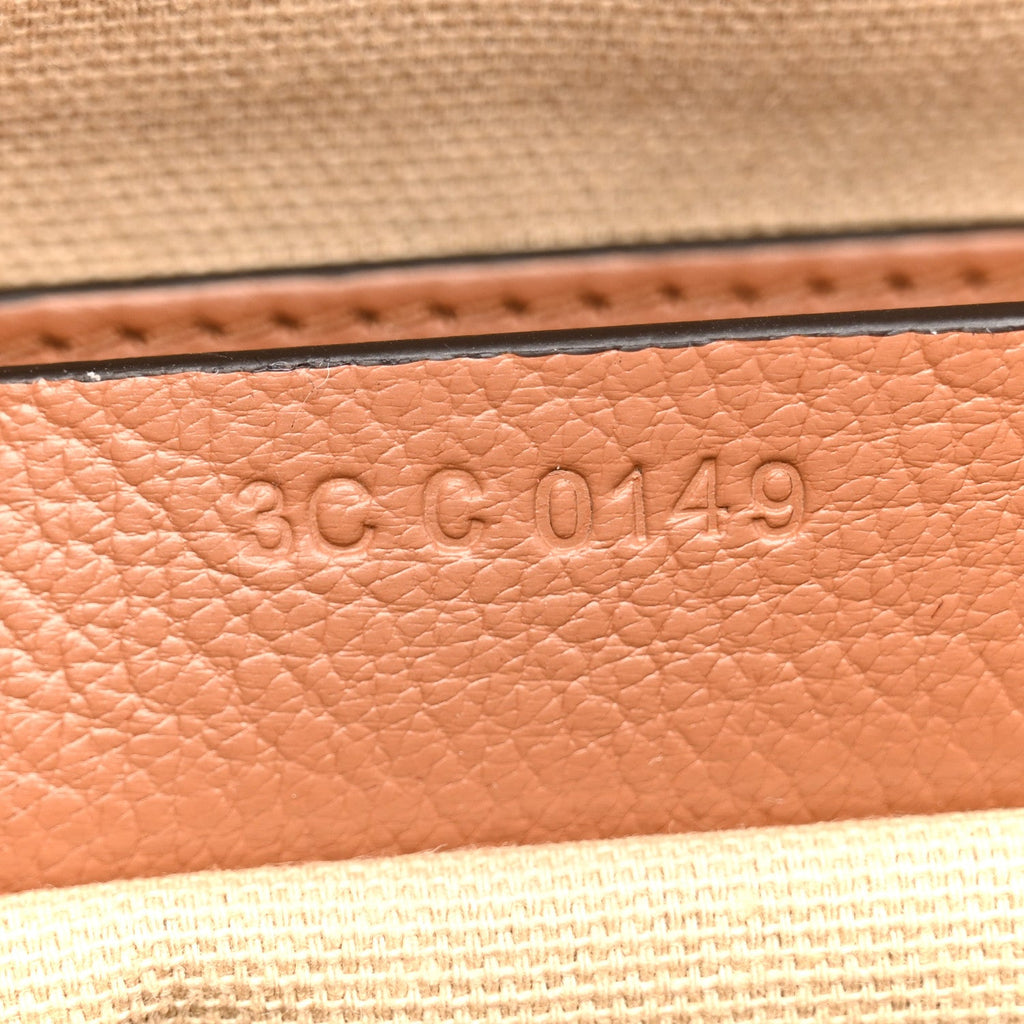 Sugar Goatskin Mini Antigona Caramel