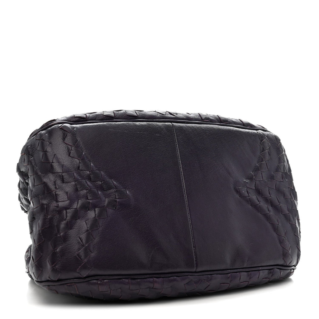 Nappa Intrecciato Maggiore Small Basket Bag Monalisa