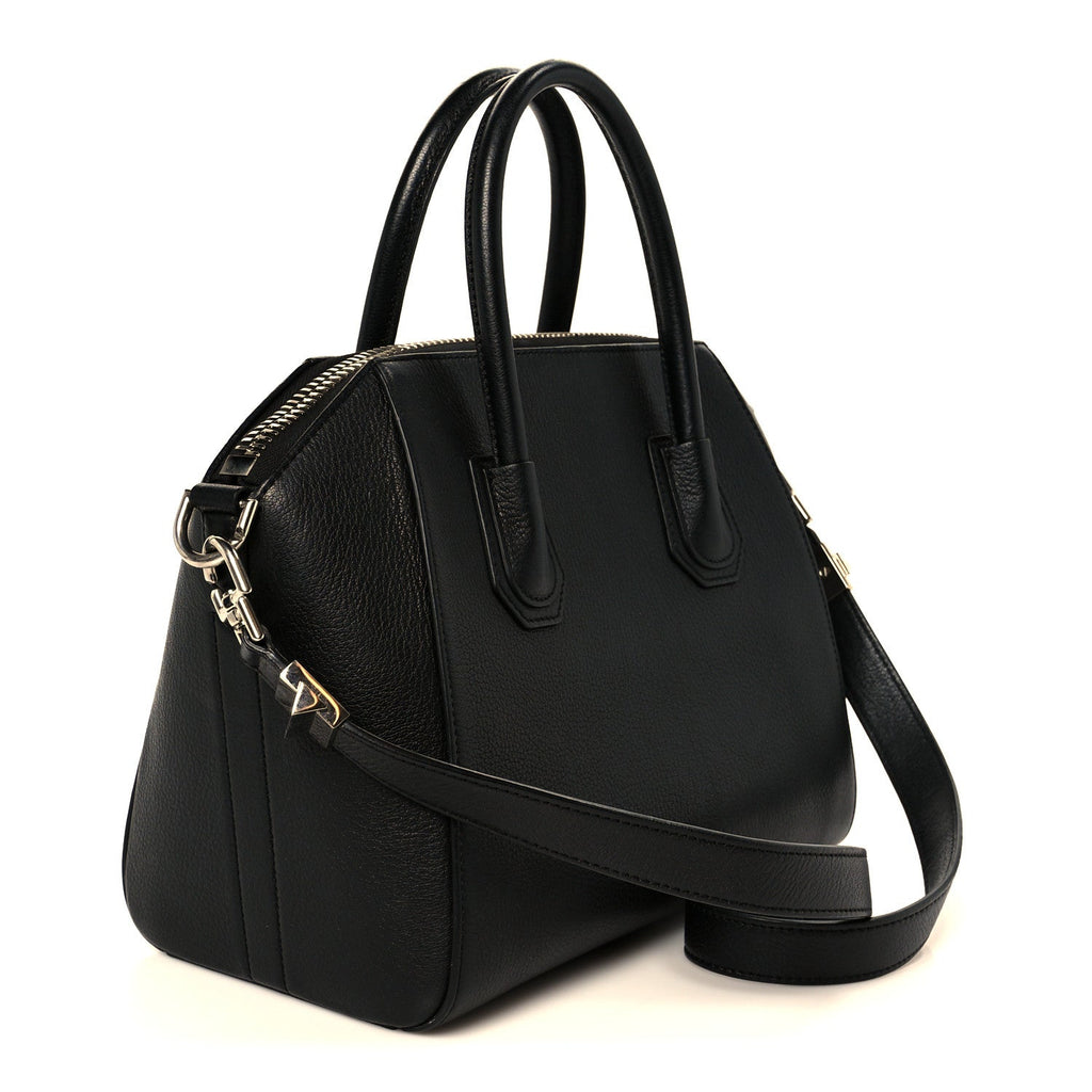 Sugar Goatskin Small Antigona Black