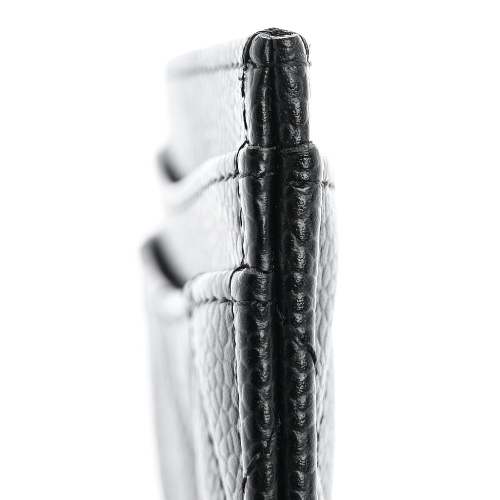 Caviar Quilted  Holder Black