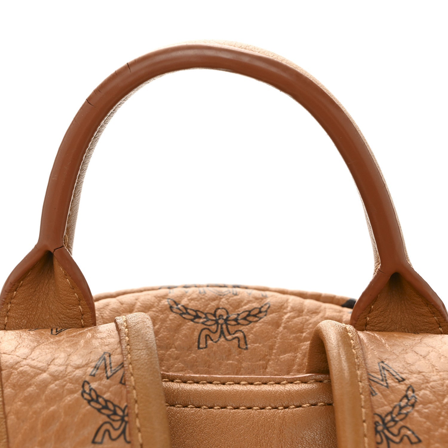 Visetos Studded Small Stark M Backpack Cognac