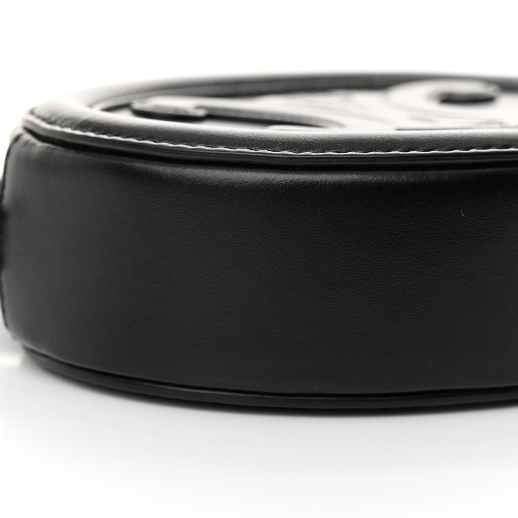 Smooth Calfskin Cuir Triomphe Oval Bag Black