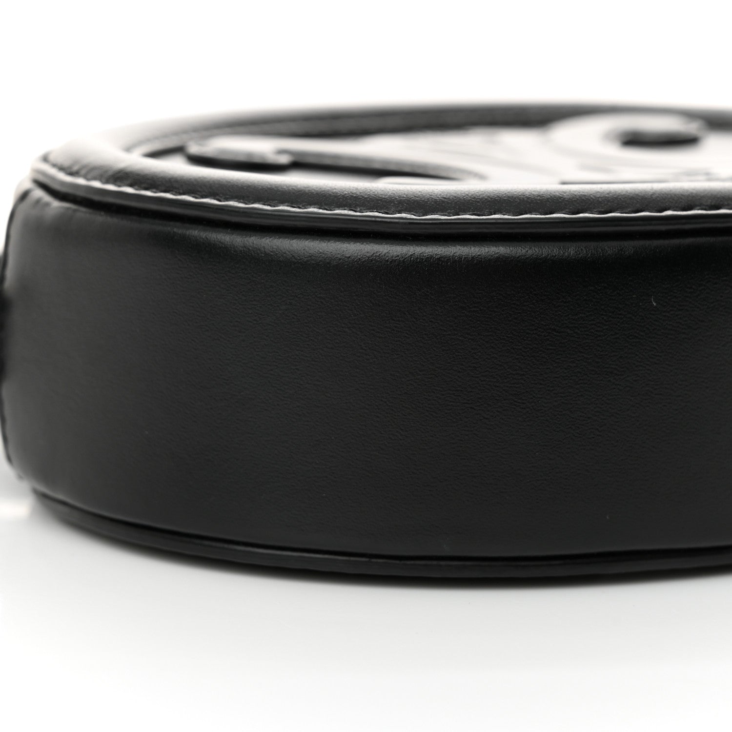 Smooth Calfskin Cuir Triomphe Oval Bag Black