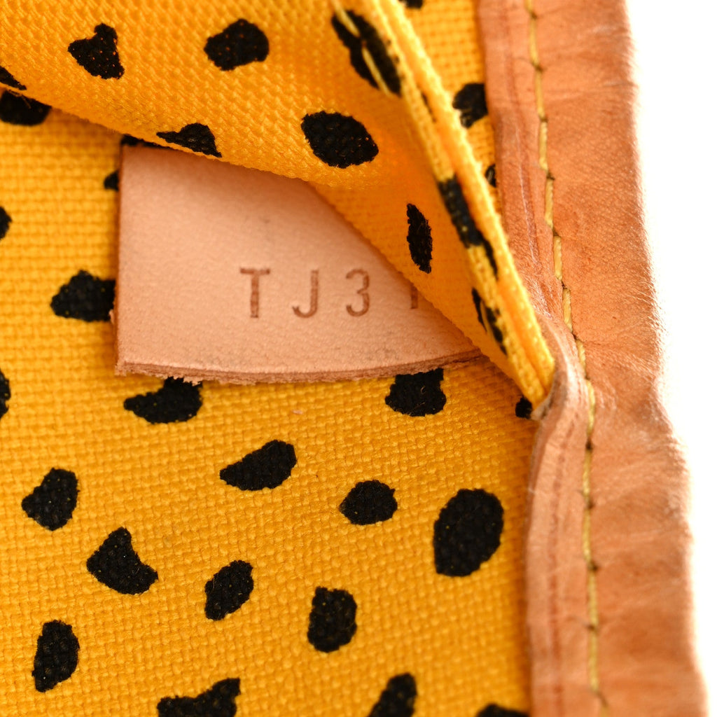 Monogram Kusama Waves Neverfull MM Yellow