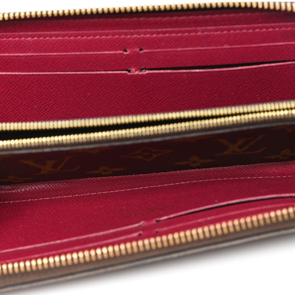 Monogram Clemence Wallet Fuchsia
