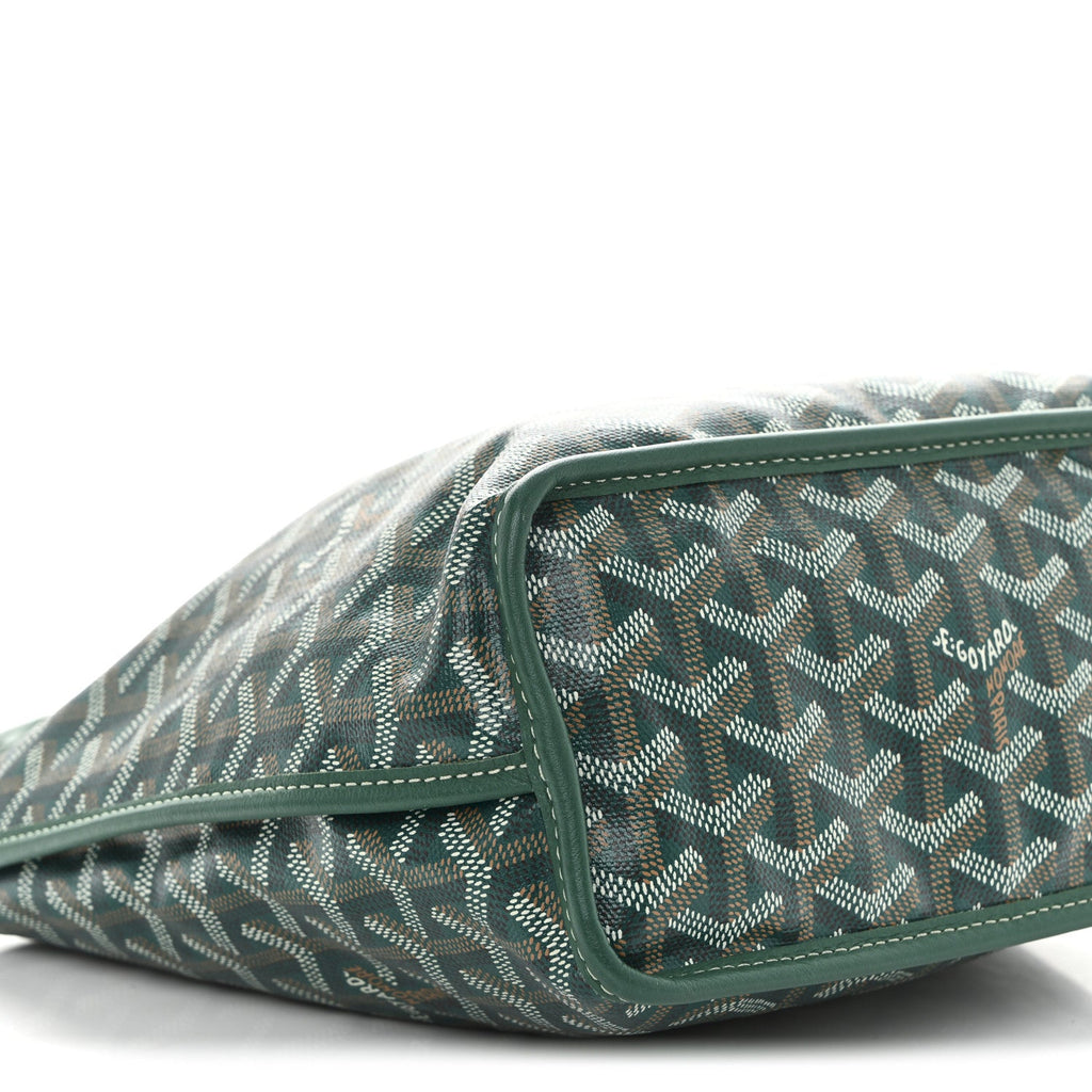 Goyardine Reversible Mini Anjou Green