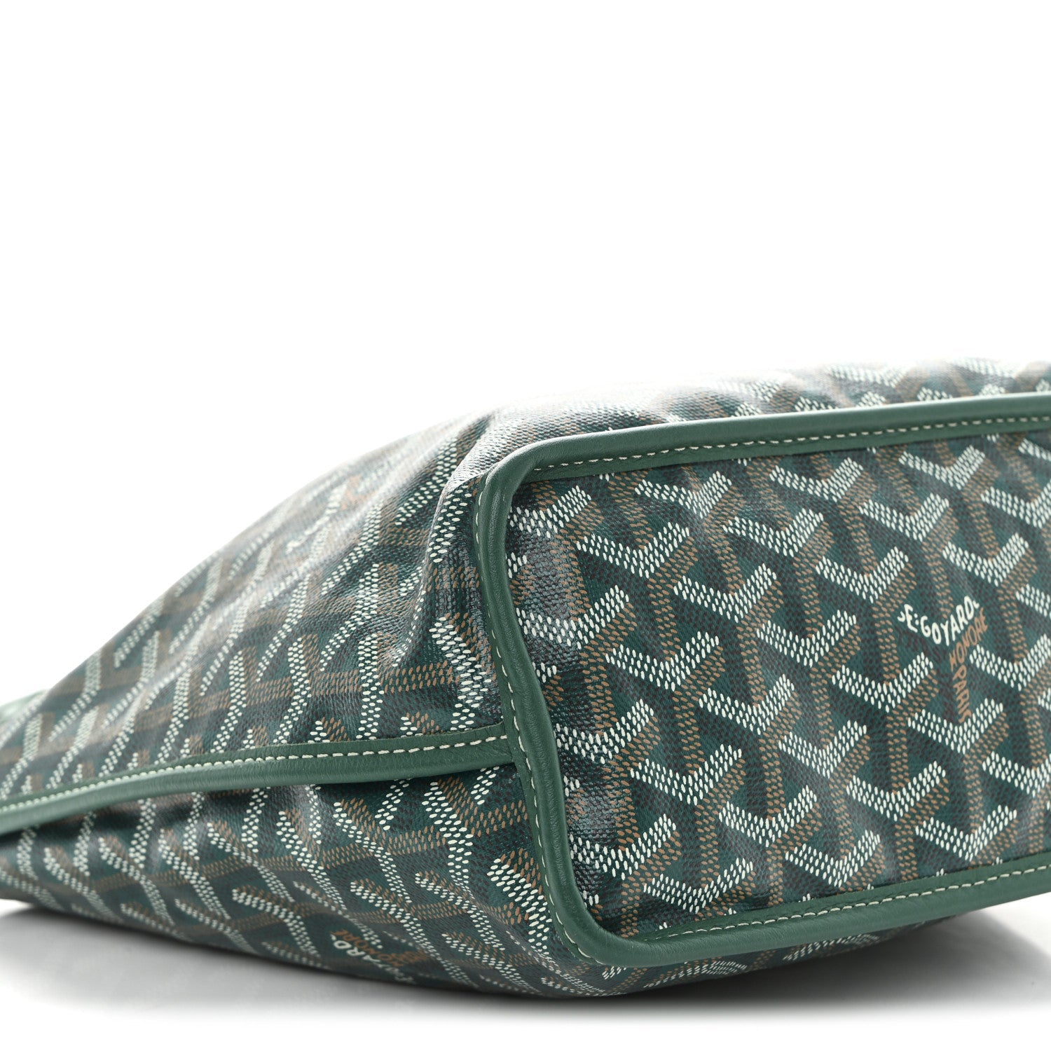 Goyardine Reversible Mini Anjou Green