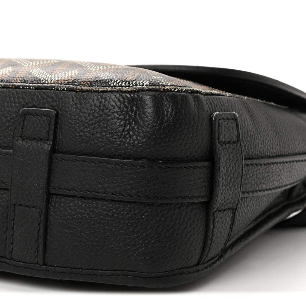 Goyardine Belvedere II MM Messenger Bag Black